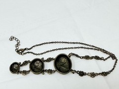 Beautiful Antiqued Bronze Colored Three Owls OWL Pendant 16-18″ Necklace