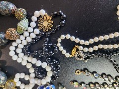 Vintage jewelry set of 36 in vintage box