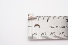Vintage Sterling Silver 925 Bull Horn Pendant