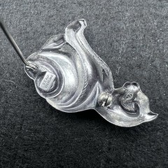 Vintage Beau Sterling Silver Cat Kitten Brooch 1.5″ 3.1g