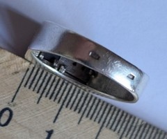 Vintage men’s signet ring sterling silver 925 Size 11.5 wt. 5.4 g.
