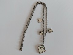 Vintage Rare Tokidoki Necklace Long Chain Charms Double Sided Print