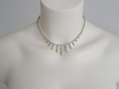 Necklace Chain Rhinestone Wedding Celebration 10.7 G/39 Cm