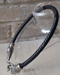 1996 Bruce Cabot Style Alligator Head Choker Necklace