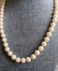 Carol Lee Vintage Faux Pearl Gold Tone Clasp