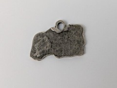 Vtg 1990’s KORN Charm Pendant Pewter Metal Rock Band NuMetal Necklace Bracelet