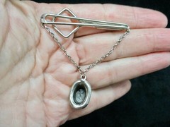 Vintage 1932 Patent Date Top Hat Tie Bar