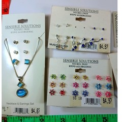 Vintage Y2K Jewelry Lot Sensible Solutions Deadstock Earrings Necklace Bracelet