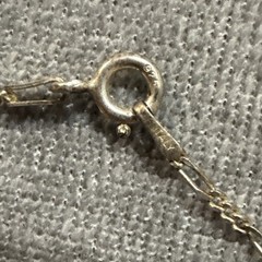 VTG Sterling Silver Lariat Necklace Crystal Bead Handblown Glass Pendant Colored