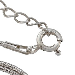 Vintage Sterling Silver 925 Snake Chain Necklace 16″-18″