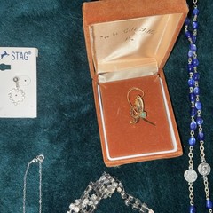 Vintage Fashion Jewelry Rings, Bracelets, Necklaces, Pins, Earrings, Rosaries