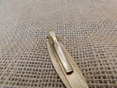 Vtg General Dynamics Quincy Shipbuilding Enamel Tie Scarf Clasp Clip Bar