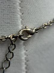 Vintage Style Silver Tone Rhinestone Filigree Dangle Choker Necklace Women’s
