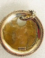 VINTAGE 1960’s MONET PENDANT Green