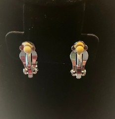 Givenchy Vintage Crystal Hoop Earrings + COA