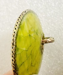 VINTAGE 1960’s MONET PENDANT Green