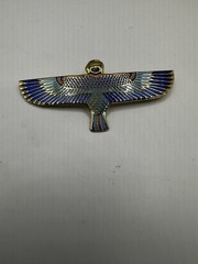 Egyptian Horus God of the Sky TBM Bird Brooch Used Excellent Condition
