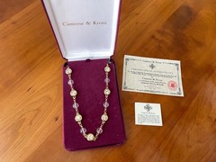 Camrose & Kross JBK Crystal Orb Long Necklace Valentino Style COA