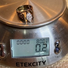 14k GE gold ring vintage( Gold Electroplated ) Unknown Stone Beauty