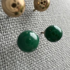 3 Pair Vintage Stud Earrings