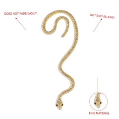 Gorgeous Snake-shaped Earrings No Pierced Earrings Cartilage Earrings Jewerly