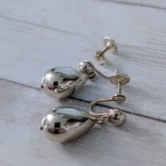 Vintage Screw Back Earrings – Gold Tone Statement Drop Dangle