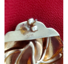 Genuine 14k Gold Earrings Round Swirl Genuine Yellow Gold 4.6 Grams Unique