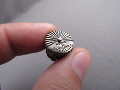 VINTAGE ROUND N’ ROUND STERLING ARTICULATING 3D CAROUSEL CHARM PENDANT