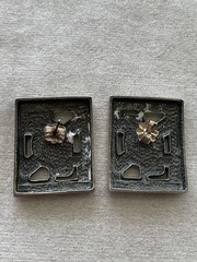 Metropolitan Museum of Art (MMA) sterling silver post earrings Vintage Estate