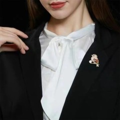 Shiny Rhinestone Cute Bird Corsage Brooch Decorated Clothing Lapel Pin Women New