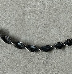 VTG FAS Sterling Silver Twisted Chain Necklace 18”
