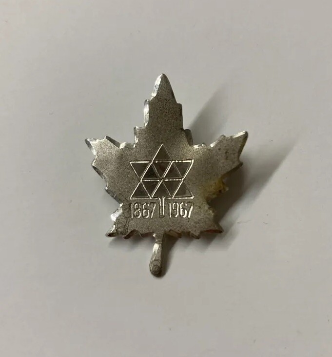 Canadian CENTENNIAL 1867-1967 Sterling Silver Pin – RARE – See Desc.