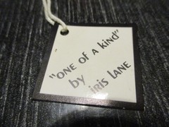 OOAK One of a Kind by Iris Lane Drop Glass Heart Charms Gold Chain 19″ Necklace