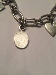 Sterling Silver Charm Bracelet 33.6 Grams 4 Charms No Monograms 7” 925marked