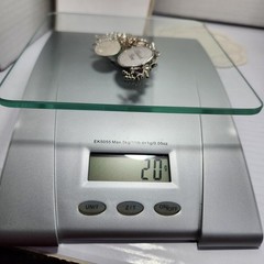 Vintage 925 Sterling Silver Grandma Charm Bracelet Italy 6 Charms 20 Grams