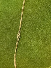 Vintage SOLID 14KT Gold Stamped 18″ Necklace Chain 3 Grams
