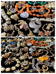 Huge Estate Jewelry Lot 150+ Pc 6.5+ Lb All Wearable Antique to Now Many Signed