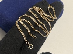 Elegant 2.6mm Gold Filled Necklace 16” Cuban Curb Link GF VTG EDWARDIAN 5.5g