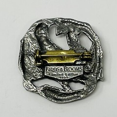 1999 Cardinal Birds And Blooms Limited Edition Vintage Silvertone Pin Pinback