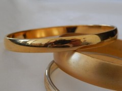 Lot of 4 Vintage Monet Bangle Bracelets