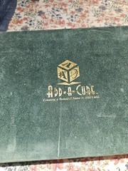 Vintage “Add A Cube” Jewelry box with jewelry lot See Pics