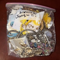 Vintage Wearable And Craft jewelry lot