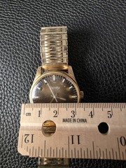 Vintage Working ZentRa 2000 Mechanical Watch Gold Tone Expansion Band 1970’s