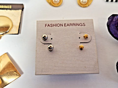 Lot of 7 of Pairs Vintage Unbranded New Old Stock Fashion Earrings