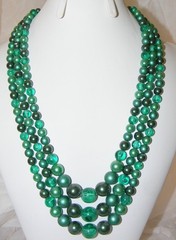 ** Vintage 1950-60’s Pearl Plastic Lucite Glass Bead Necklaces * 13 Pieces **