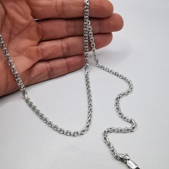 Vintage Jewelry Chain,925 Sterling Silver,Signed ,Handmade 19,26g
