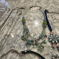 VTG TO NOW ESTATE JEWELRY LOT OF 40+ Pieces Lia Sophia Designer Gaudy Y2K