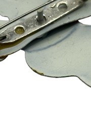 Vintage Angel Fairy Pixie Brooch Pin Quirky Painted Unusual Metal Stars Figural