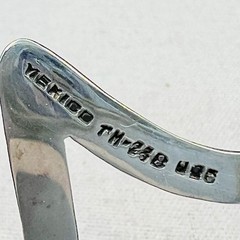 Vintage Mexico TM-248 925 Sterling Modernist Brooch Pendant Necklace Convertible