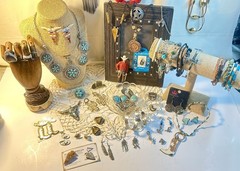 Texan/Southwestern/Cowboy/Native 85+Piece Lot 2+Lbs of VTG to Modern Jewelry.